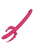 Dream Toys ESSENTIALS ANYWHERE PLEASURE VIBE PINK - podwójne dildo (różowy) Dream Toys ESSENTIALS ANYWHERE PLEASURE VIBE PINK - podwójne dildo (różowy)
